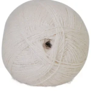 Â Hjertegarn Alpaca 400 Garn Färg 100 Vit Rabatt