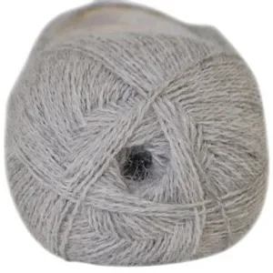 Â Hjertegarn Alpaca 400 Garn Färg 434 Ljusgrå Snabb frakt