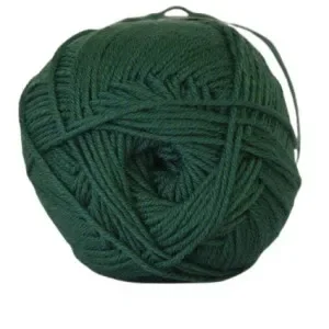 Â Hjertegarn Lana Cotton 212 Garn Färg 5511 Mörkgrön Billigare