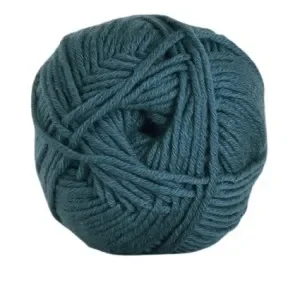 Hjertegarn Merino Cotton 4718 Blågrön Sista chansen