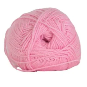 Â Hjertegarn Lana Cotton 212 Garn Färg 4951 Rosa Begränsat antal