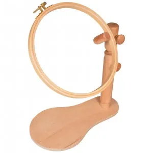 Inifnity Hearts Broderistativ Justerbar Trä 31-42cm Ø21cm Nyhet