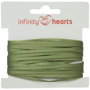 Infinity Hearts Satinband Dubbelsidigt 3mm 563 Dov Grön – 5m Begränsat erbjudande