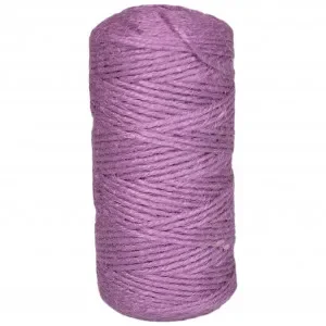 Infinity Hearts Snöre/Jutesnöre Lila 2mm – 100 meter Populär