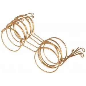Handla nu Infinity Hearts Nisse/Dock Glasögon Metall Guld 100mm – 5st