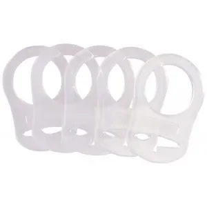 risnedsättning Infinity Hearts Napphållare Adapter Transparent 5x3cm – 5 st