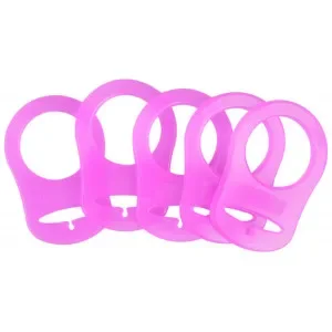 Endast idag Infinity Hearts Napphållare Adapter Lila 5x3cm – 5 st