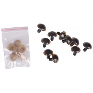 Lågt pris Infinity Hearts Säkerhetsögon/Amigurumi ögon Guld 18mm – 5 par – Andra sortering