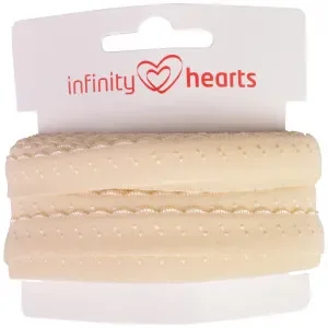 Extra rabatt Infinity Hearts Vikresår Spets 22/11mm 810 Natur – 5m