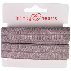 Nedsatt pris Infinity Hearts Vikresår 20mm 017 Mörkgrå – 5m