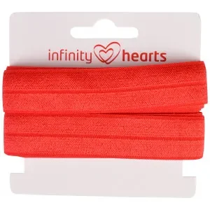 Nedsatt pris Infinity Hearts Vikresår 20mm 250 Röd – 5m