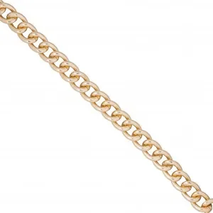 Sista chansen Infinity Hearts kedja aluminium guld 13x11mm – 50cm