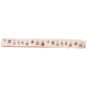 Billigare Infinity Hearts Tygband/Presentsnöre Ass. Julmotiv mörk 15mm – 3 meter