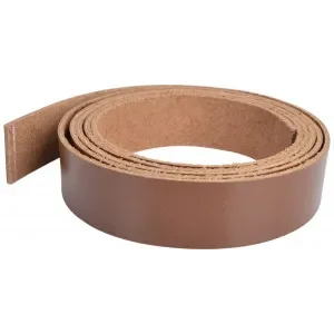 Fynd Infinity Hearts Läderrem Brun 20mm 120cm