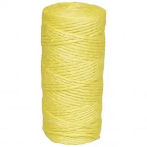 Infinity Hearts Snöre/Jutesnöre Gul 2mm – 100 meter Säker betalning