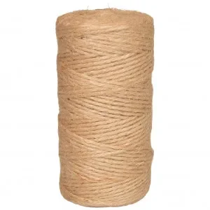 I lager Infinity Hearts Snöre/Jutesnöre Brun/Natur 2mm – 100 meter