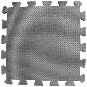 Kundfavorit Infinity Hearts Blockningsmattor /Lekmattor Mörkgrå 30x30cm – 9 st.