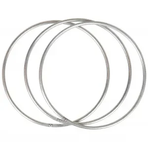 Infinity Hearts Metallring Silver Ø10cm – 3 st Utförsäljning