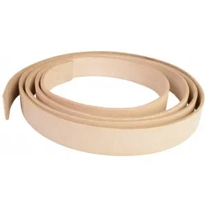 Billigare Infinity Hearts Läderrem Natur 15mm 120cm