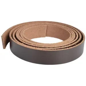 Infinity Hearts Läderrem Mörkbrun 15mm 120cm Bästa pris