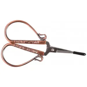 Expressleverans Infinity Hearts Broderisax Antik koppar 10cm – 1 st