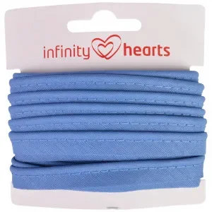 Infinity Hearts Passpoalband Bomull 11mm 10 Jeansblå – 5m Erbjudandepris