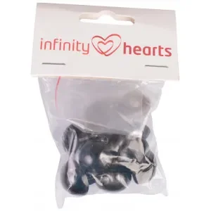 Köp nu Infinity Hearts Säkerhetsögon / Amugurumiögon Svart 20mm – 5 par
