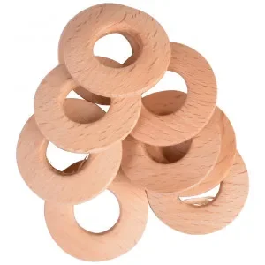 Infinity Hearts Träringar Tjocka Runda 30mm – 10 st Lågt pris