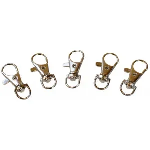 Reapris Infinity Hearts Karbinhake Försilvrad 38x17mm – 5 st.
