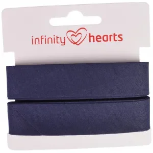 Infinity Hearts Kantband/Snedslå Bomull 40/20mm 12 Marinblå – 5m Köp online