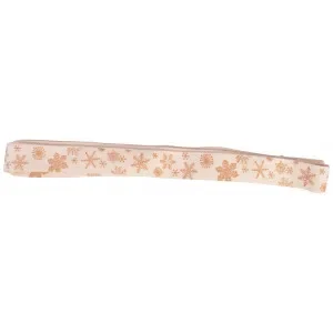 Säker betalning Infinity Hearts Tygband/Presentsnöre Ass. Snöflinga mörk 15mm – 3 meter