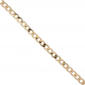 Infinity Hearts Kedja i Metervara Aluminium Guld 12x8mm – 50cm Endast denna vecka