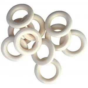 Rea Infinity Hearts Träringar / Gardinringar Rund 25 mm – 10 st.
