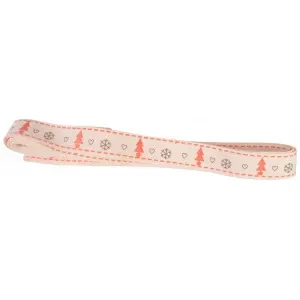 Infinity Hearts Tygband/Presentsnöre Hjärta/Snöflinga/Julgran 15mm – 3 meter Lågt pris