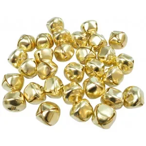 Trygg betalning Infinity Hearts Bjällra / Skallerklocka 30mm Guld – 30 st.