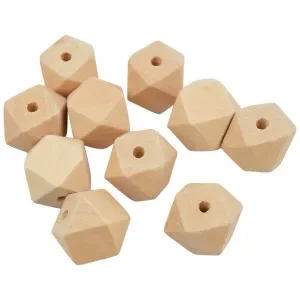 Sänkt pris Infinity Hearts Träpärlor Geometriska 20 mm – 10 st