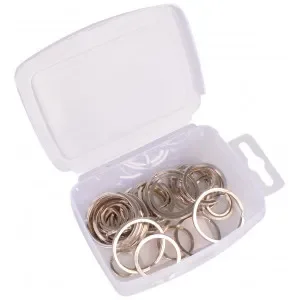Infinity Hearts Nyckelring Tjock Silverfärgad i plastlåda 15-35mm – 40 st Lägg i varukorgen