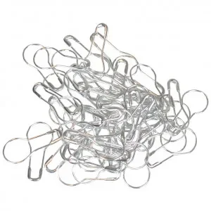 Sänkt pris Infinity Hearts Maskmarkörer/Markeringsringar Metall Silver 21x10mm – 50 st