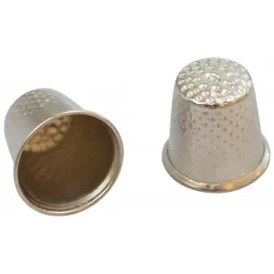 Begränsat erbjudande Infinity Hearts Fingerborg Silverfärgad 15mm – 2 st.