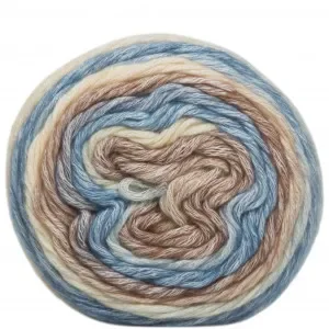 Snabb leverans Infinity Hearts Anemone Garn 12 Beige/Brun/Blå