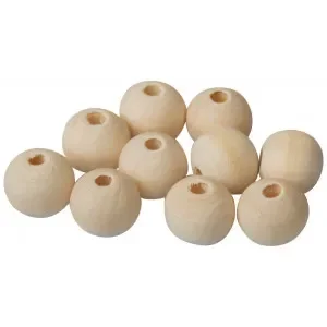 Köp nu Infinity Hearts Träpärlor Runda 12mm – 10 st