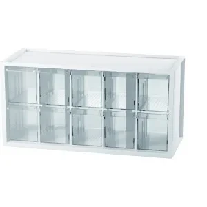 risnedsättning Infinity Hearts Lådsystem/Förvaringshylla/Hylla med lådor 510 Plast 10 lådor 37,8x15,4x18,9cm