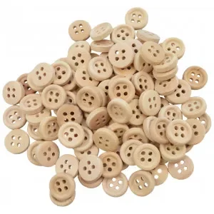 Beställ idag Infinity Hearts Knappar Trä 11mm – 100 st