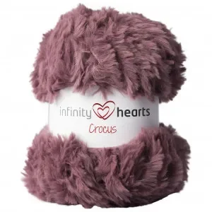 Infinity Hearts Crocus Pälsgarn 09 Dov Lila Billigare