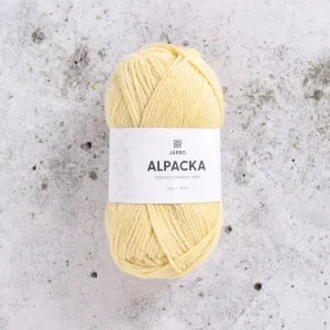 Järbo Alpaca Garn 317 Gul Solstråle Populär