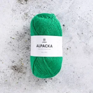 Järbo Alpaca Garn 312 Grönt Gräs Extra rabatt