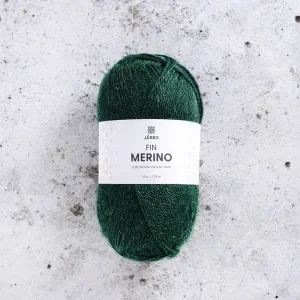 Järbo Fine Merino Garn 311 Grön Lund Rea