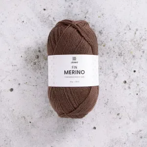 Järbo Fine Merino Garn 322 Brunt Trä Lägg i varukorgen
