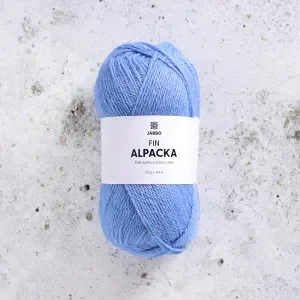 Populär Järbo Fin Alpaca Garn 158 Havsblå