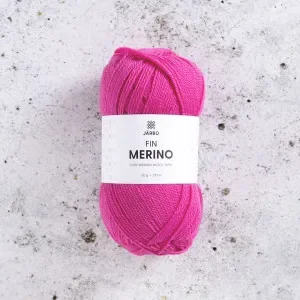 Kundfavorit Järbo Fine Merino Garn 320 Rosa Rädisa
